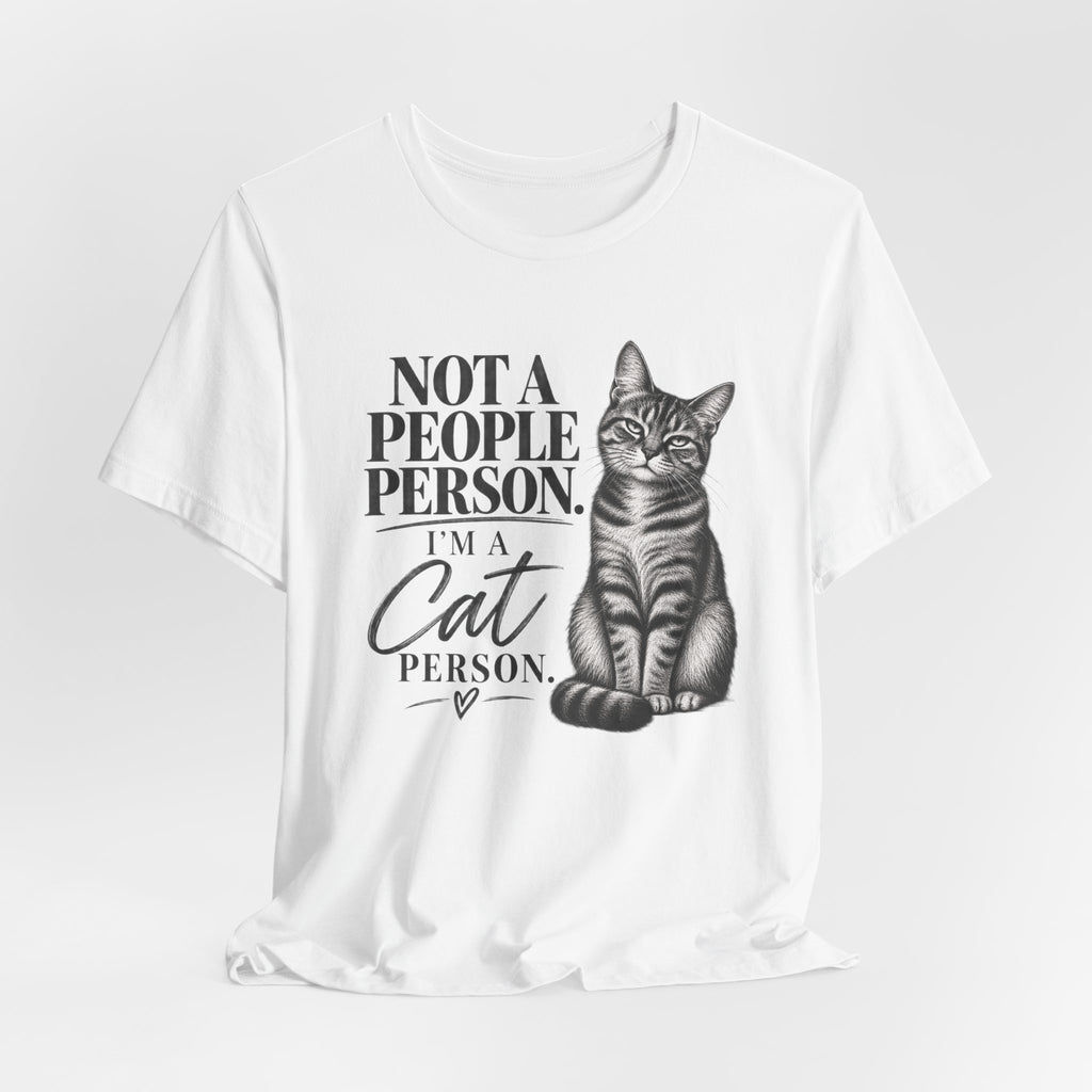 "Not a People Person, I’m a Cat Person" Graphic T-Shirt