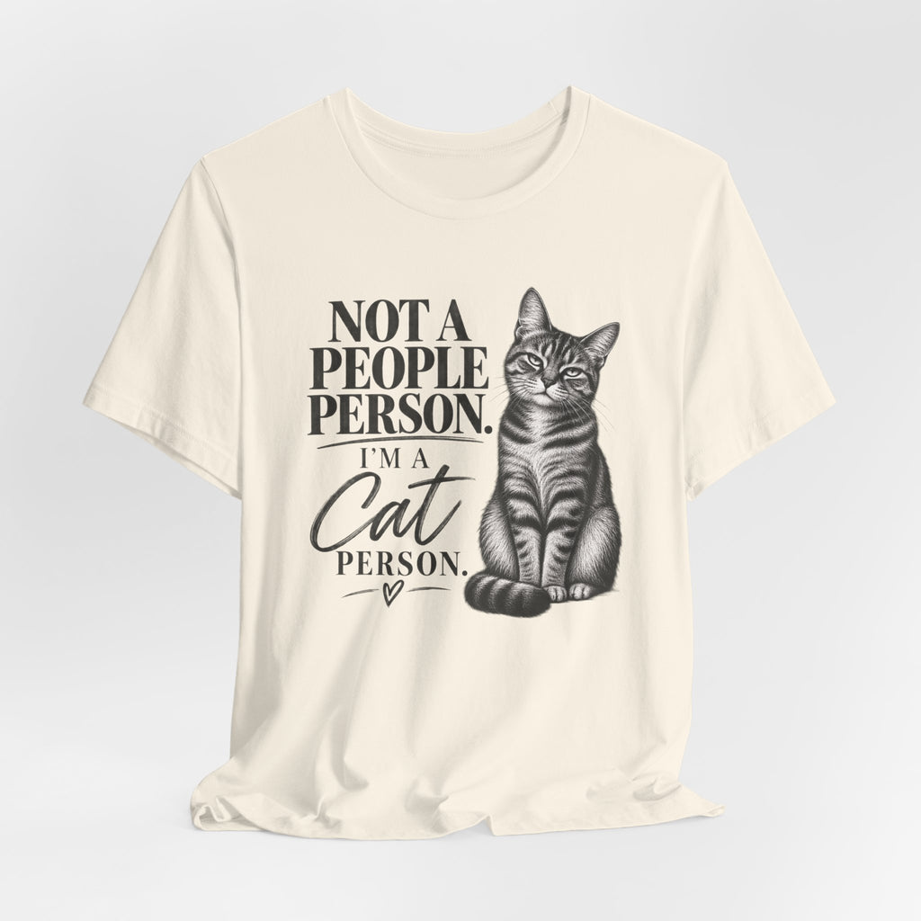 "Not a People Person, I’m a Cat Person" Graphic T-Shirt