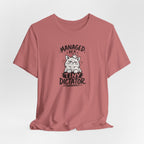 "Managed by a Tiny Dictator" Cat Graphic T-Shirt