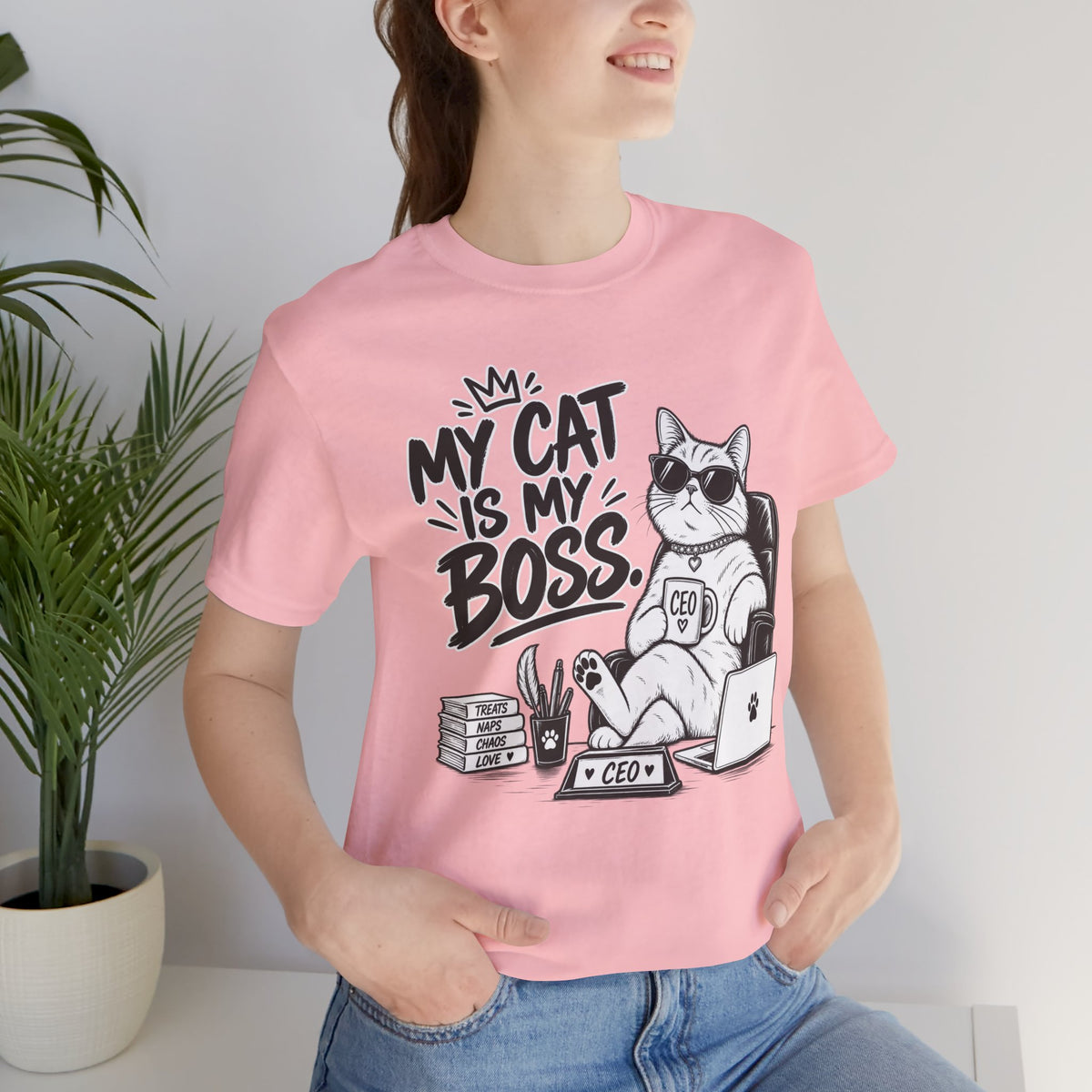 My Cat Is My Boss T-Shirt