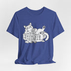 Cat in Laundry Basket T‑Shirt