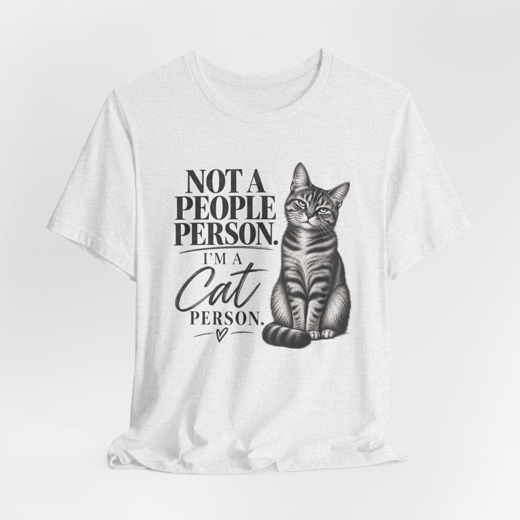 "Not a People Person, I’m a Cat Person" Graphic T-Shirt