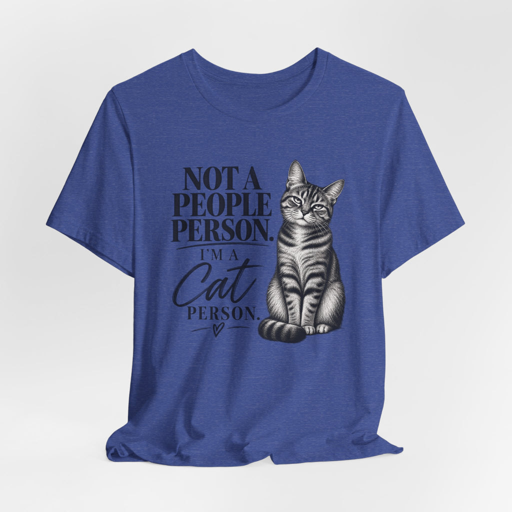 "Not a People Person, I’m a Cat Person" Graphic T-Shirt