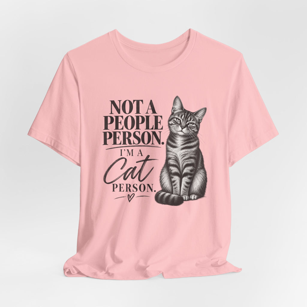 "Not a People Person, I’m a Cat Person" Graphic T-Shirt