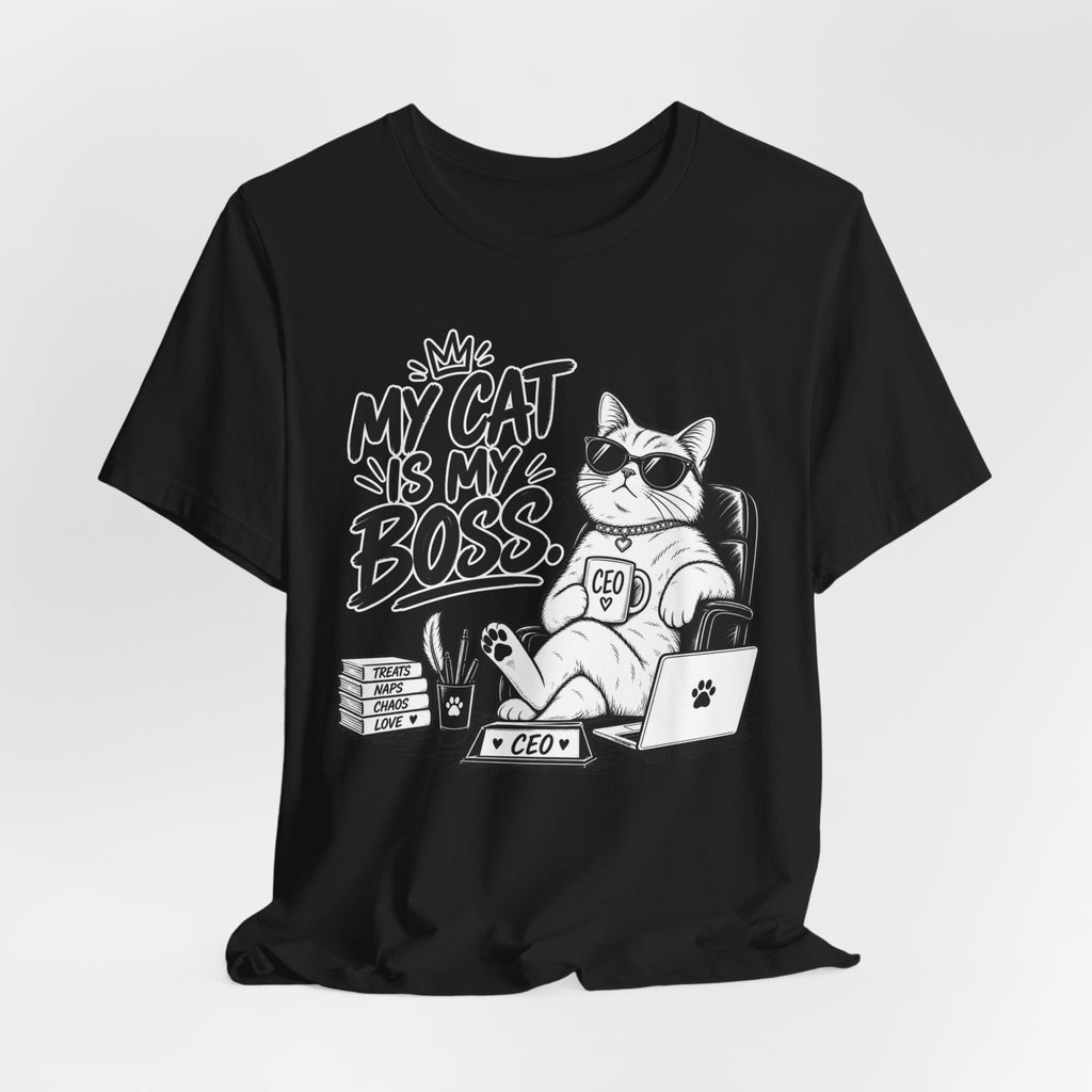 My Cat Is My Boss T-Shirt