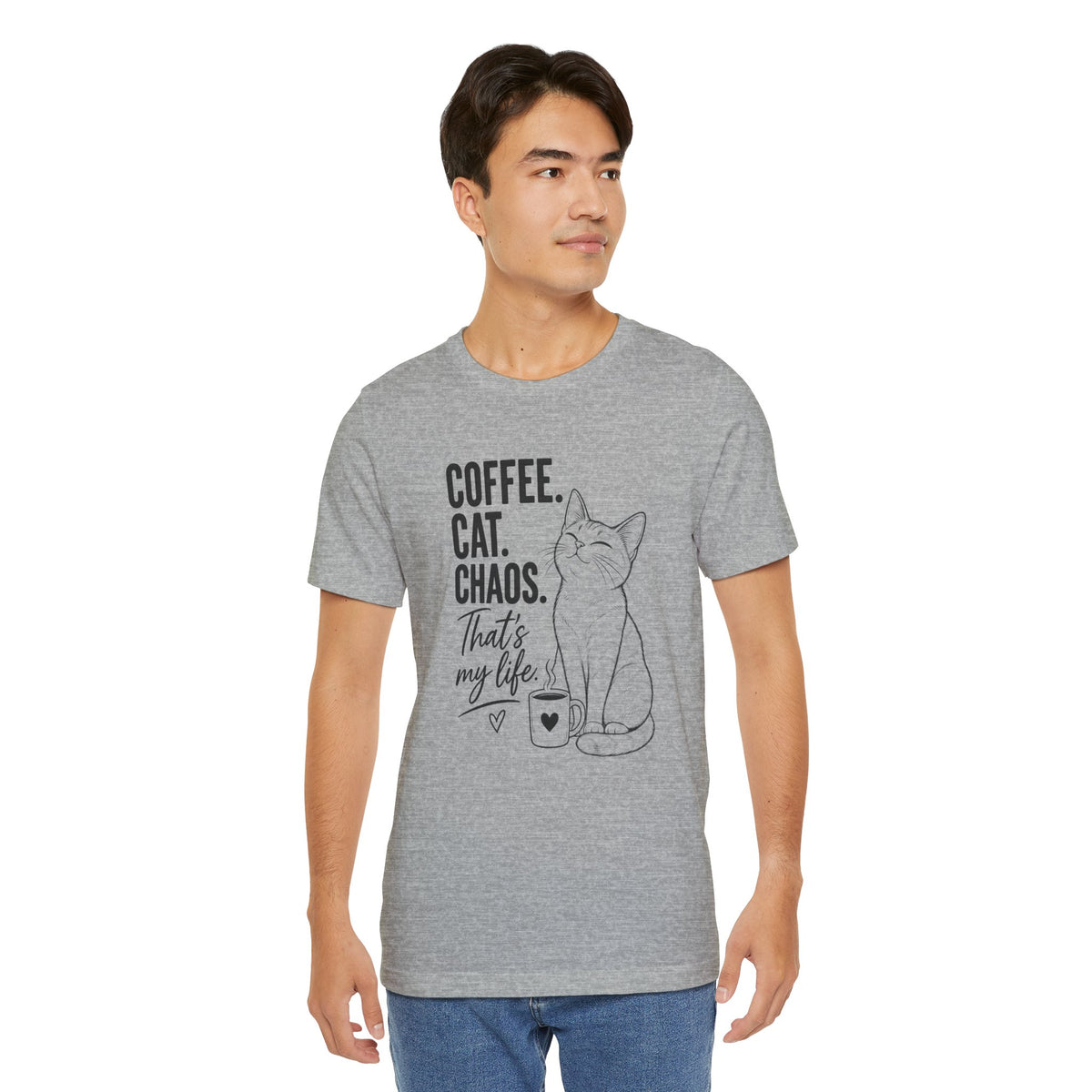 Coffee. Cat. Chaos. That's My Life T-Shirt