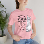 "Not a People Person, I'm a Cat Person" Graphic T-Shirt