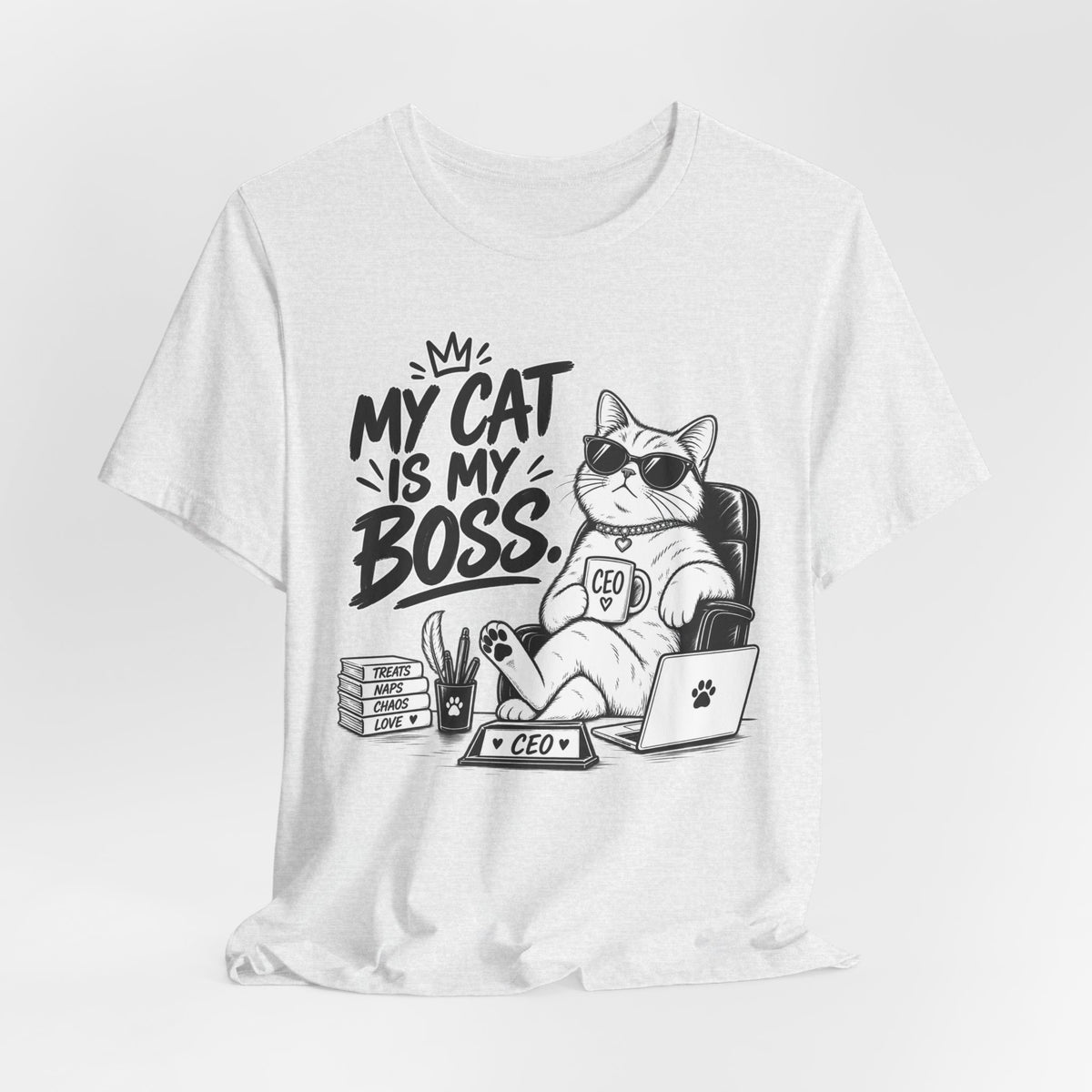 My Cat Is My Boss T-Shirt