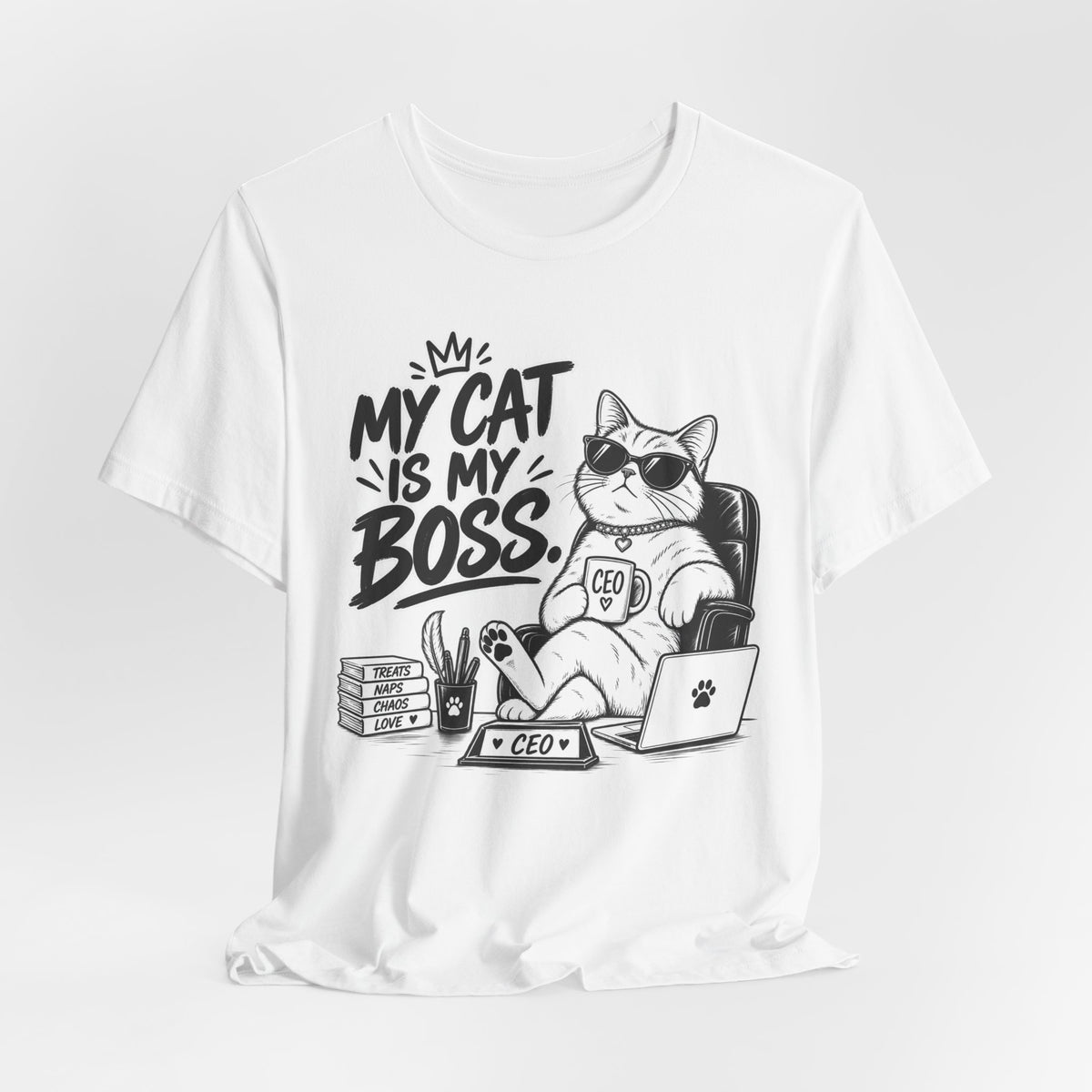 My Cat Is My Boss T-Shirt