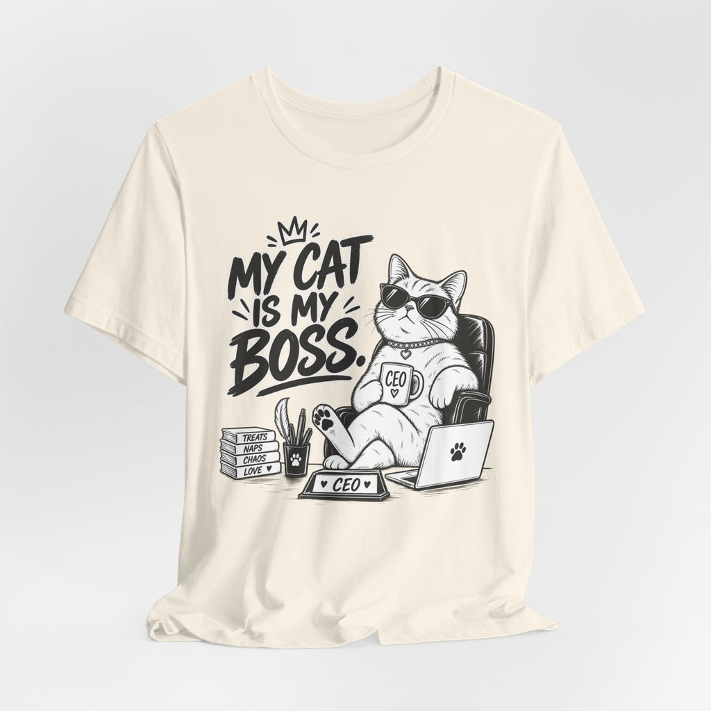 My Cat Is My Boss T-Shirt