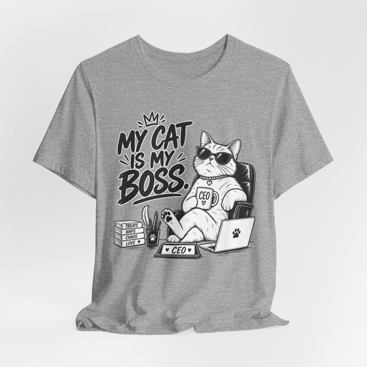 My Cat Is My Boss T-Shirt