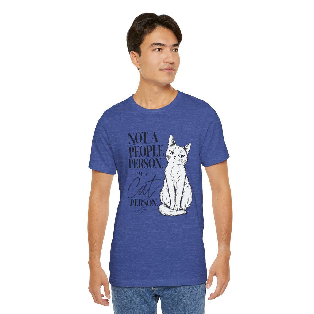 "Not a People Person, I'm a Cat Person" Graphic T-Shirt
