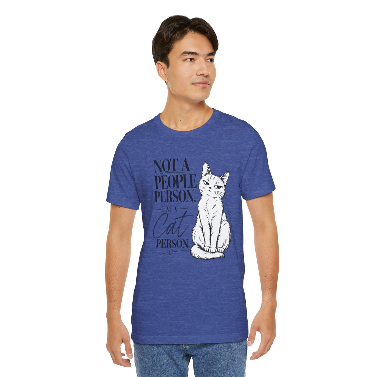 "Not a People Person, I'm a Cat Person" Graphic T-Shirt