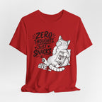 "Zero Thoughts, Just Snacks" Graphic T-Shirt