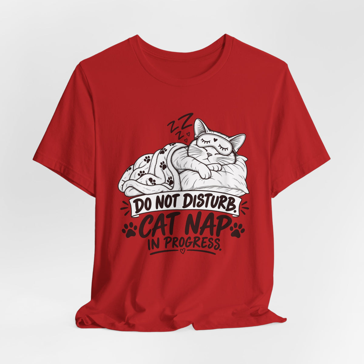 Do Not Disturb Cat Nap - Graphic T-Shirt
