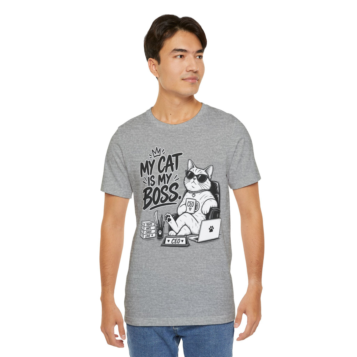 My Cat Is My Boss T-Shirt