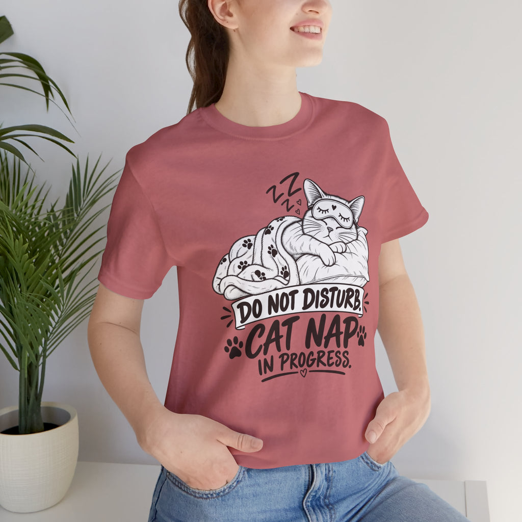 Do Not Disturb Cat Nap - Graphic T-Shirt