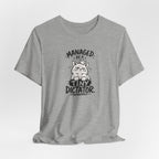 "Managed by a Tiny Dictator" Cat Graphic T-Shirt