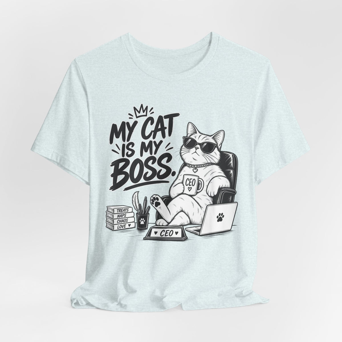 My Cat Is My Boss T-Shirt