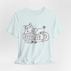 Cat in Laundry Basket T‑Shirt