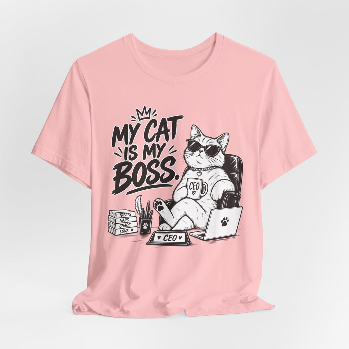 My Cat Is My Boss T-Shirt