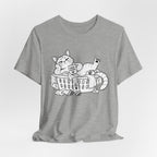 Cat in Laundry Basket T‑Shirt