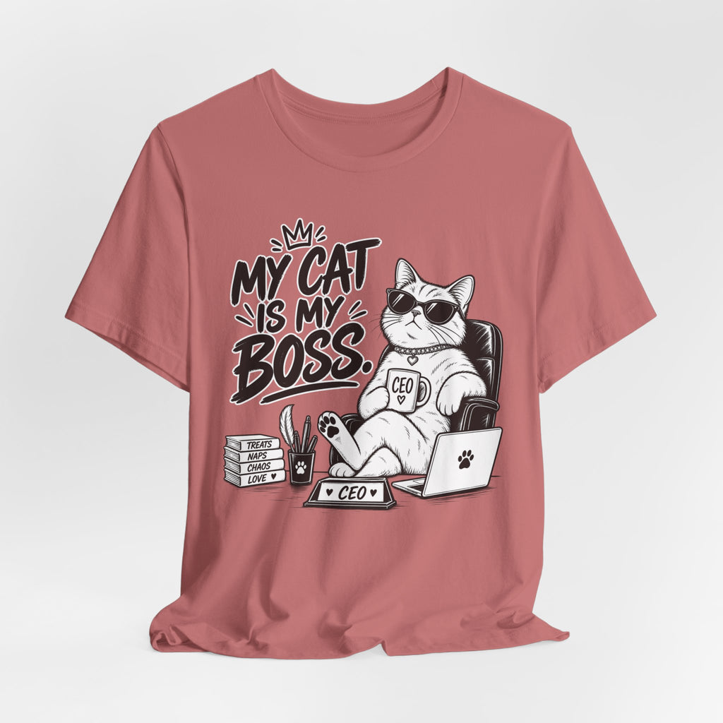 My Cat Is My Boss T-Shirt