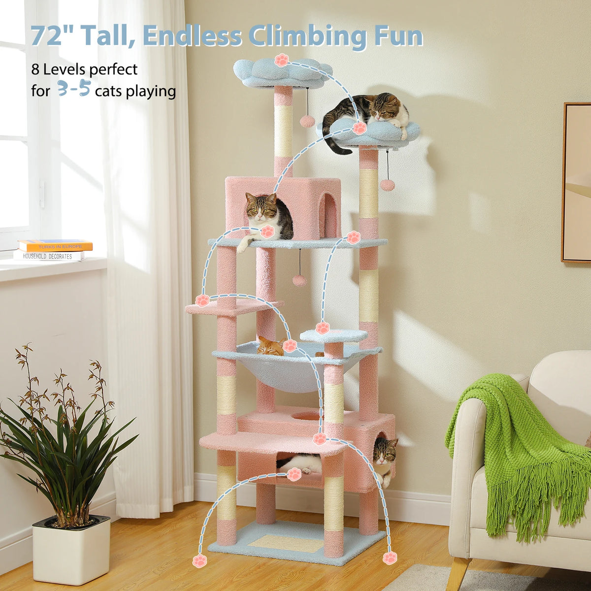 The Executive Suite™ 72" XL Cat Tree