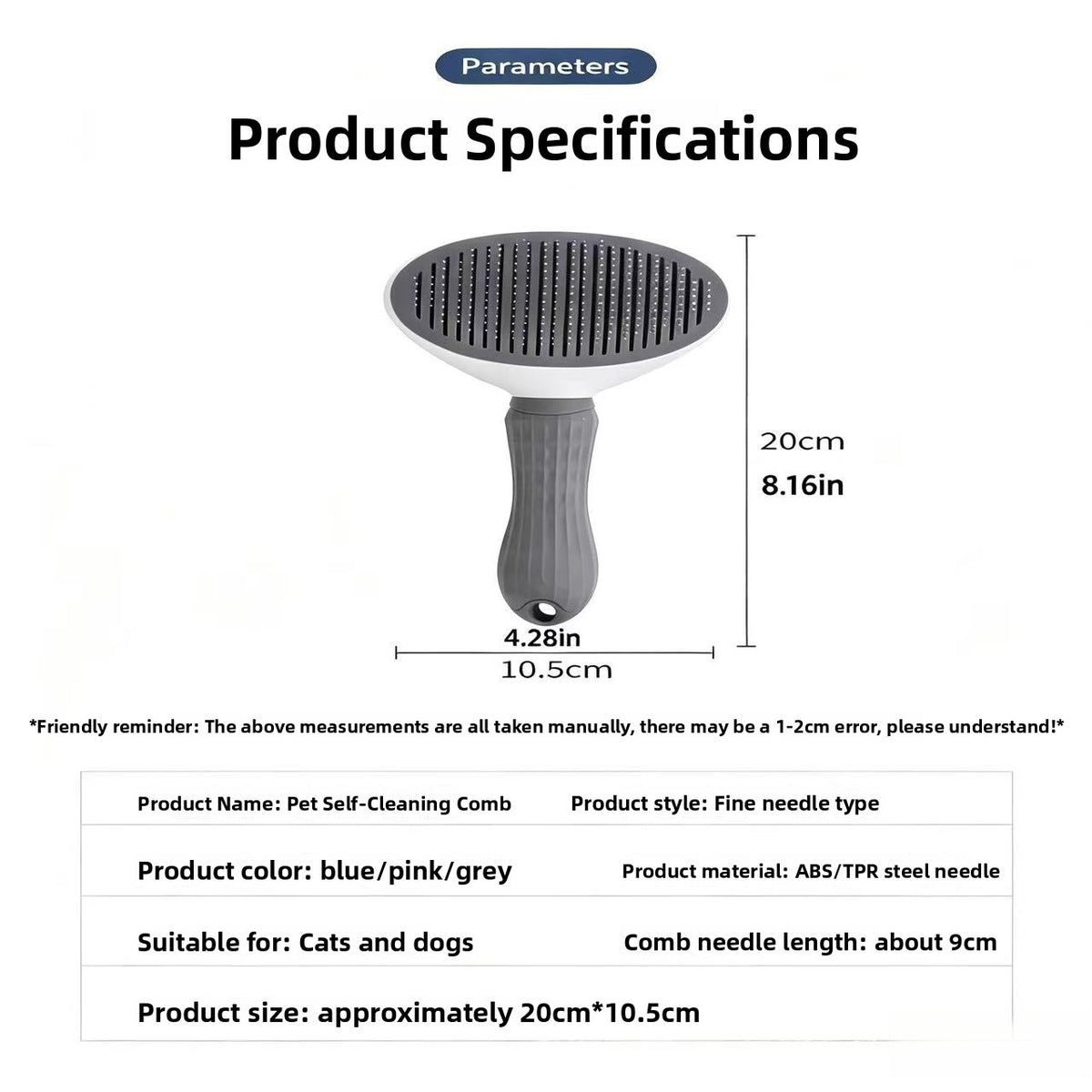 The Furminator’s Assistant™ Self-Cleaning Pet Brush